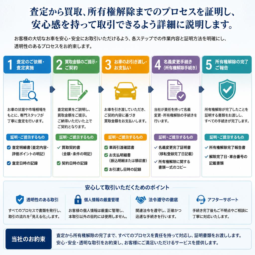 2. 買取までの流れをわかりやすく解説