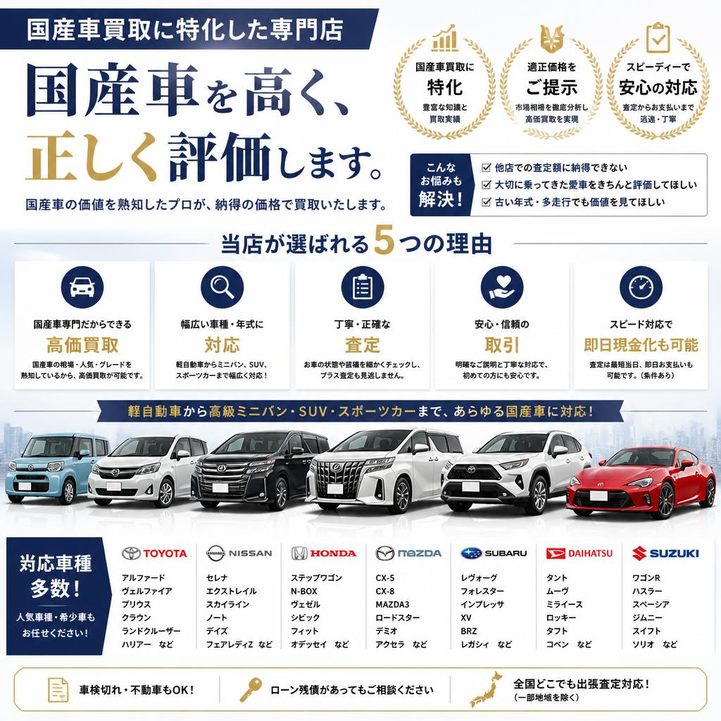 5. さまざまな車種に対応