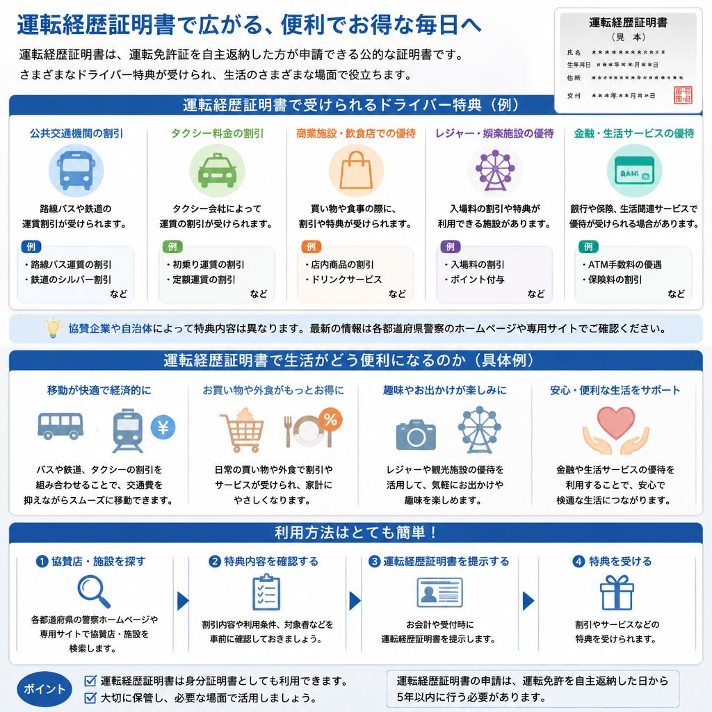 運転経歴証明書の活用法