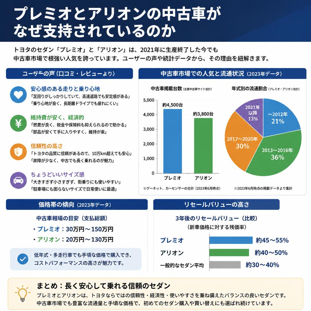 中古車市場における人気の理由