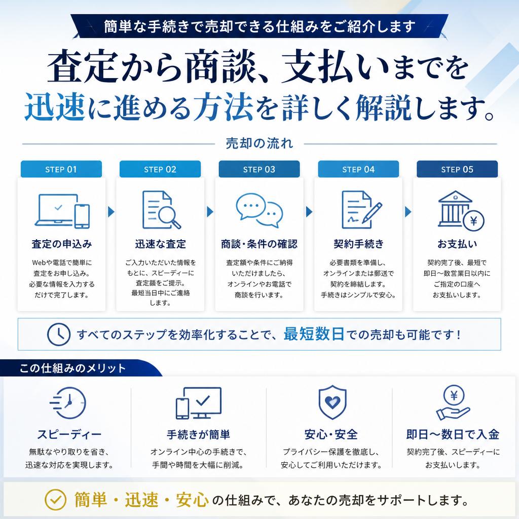 スムーズな売却プロセス