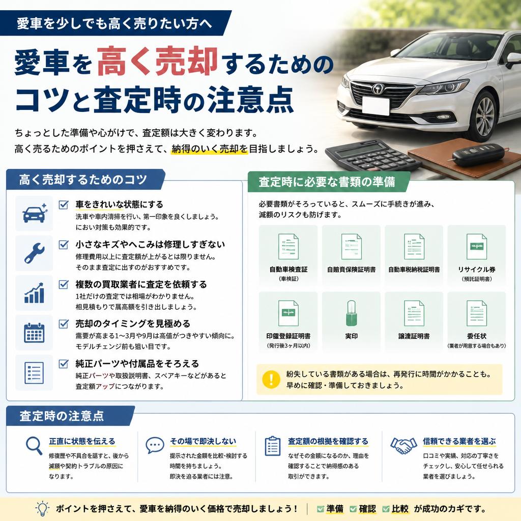 4. 愛車を高く売るポイント