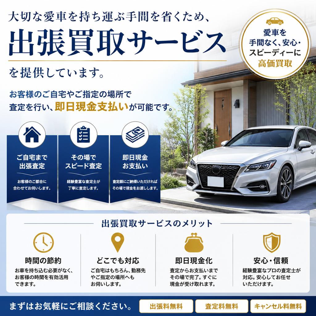 出張買取サービスのご紹介
