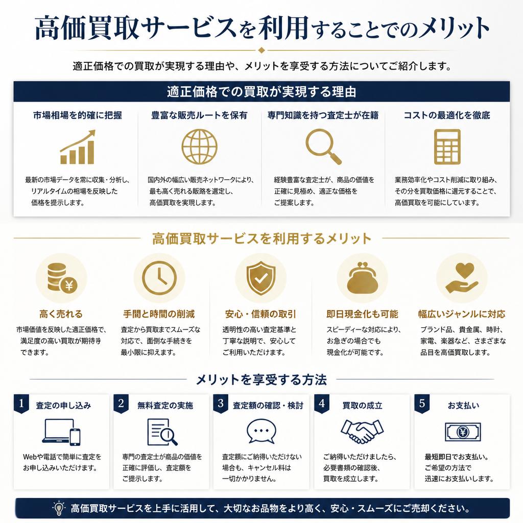 2. 高価買取で得られるメリットとは？