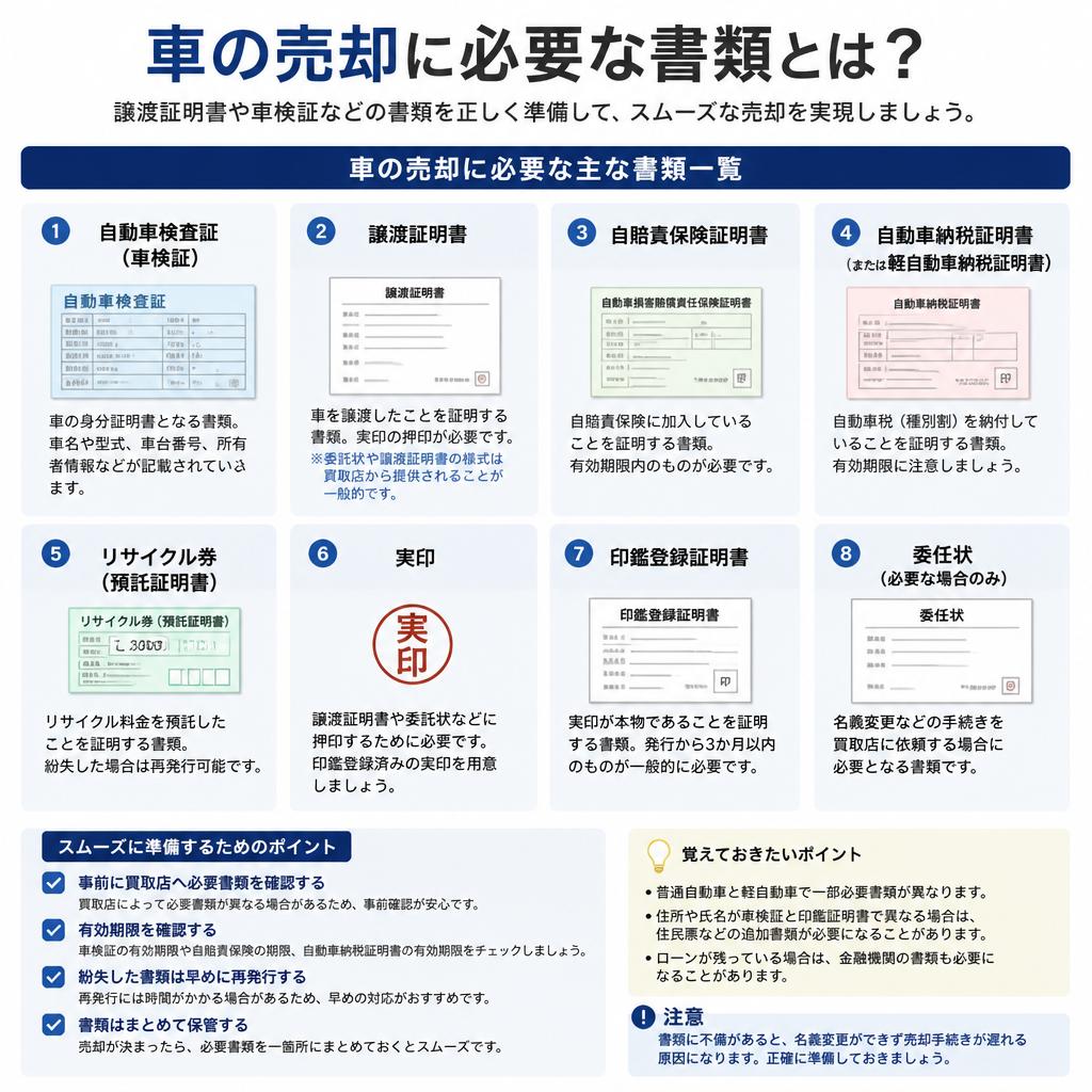 売却前に確認すべき書類