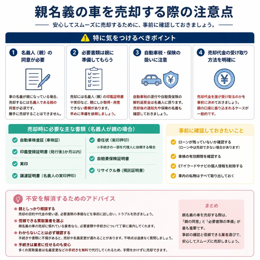 売却時の注意点