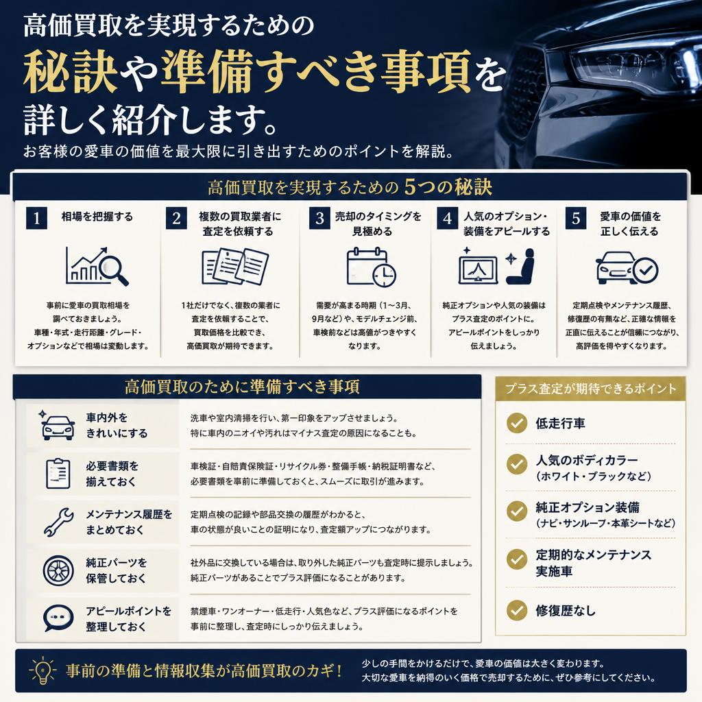 2. 高価買取のポイントを押さえよう