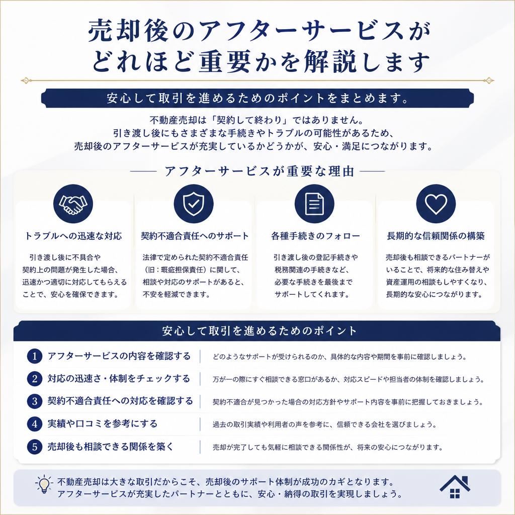 アフターサービスの重要性