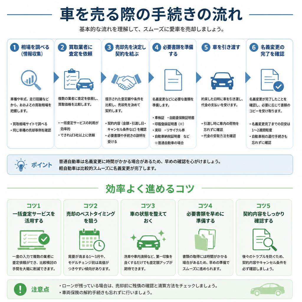 売却手続きの流れを把握しよう