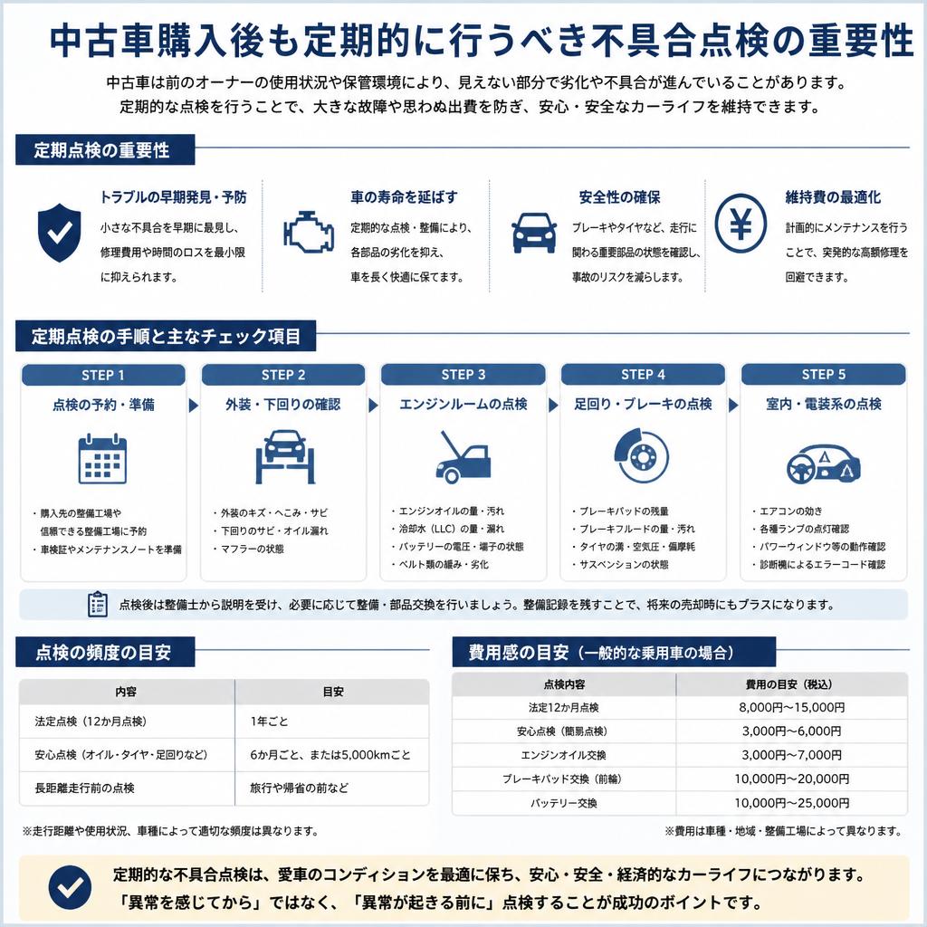 不具合点検をやっておこう!