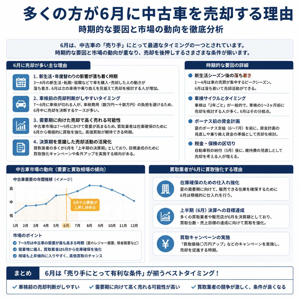 6月に買取が増える理由