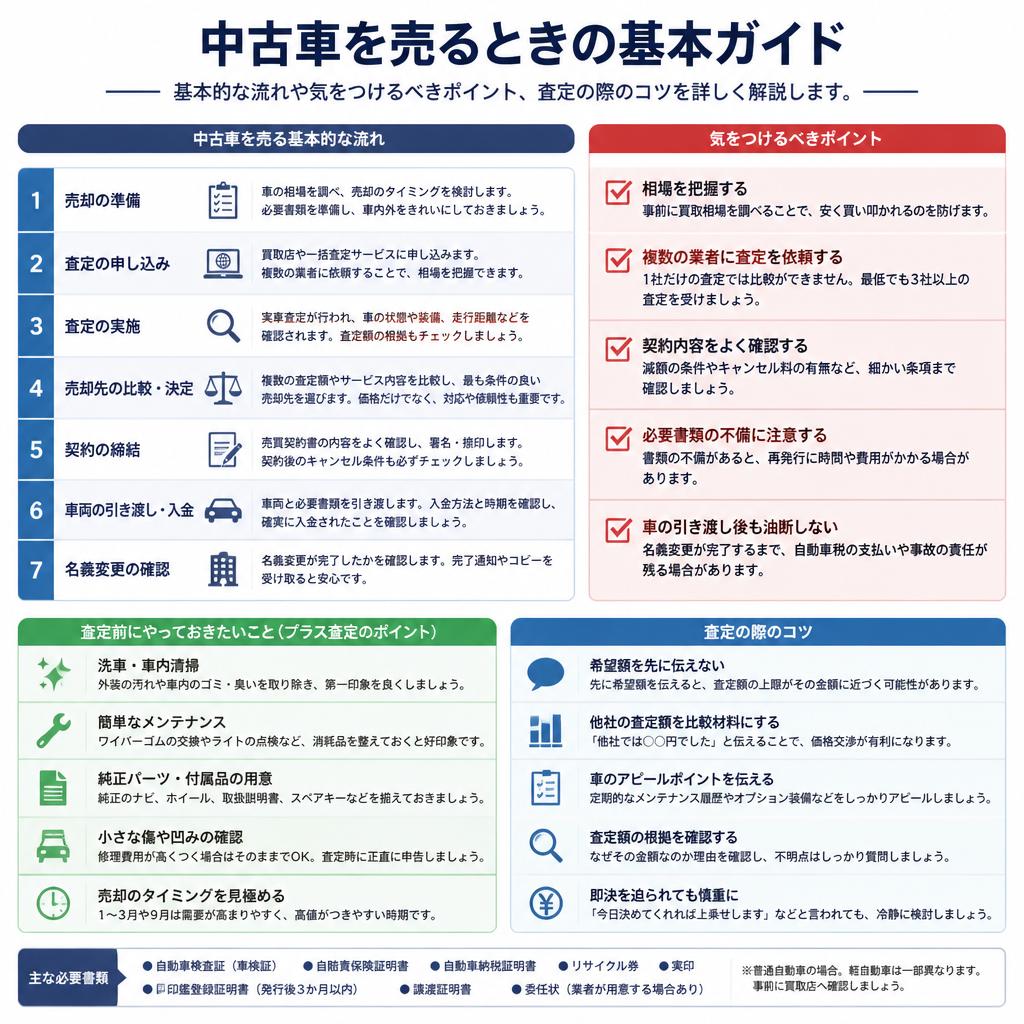 買取の流れとポイント