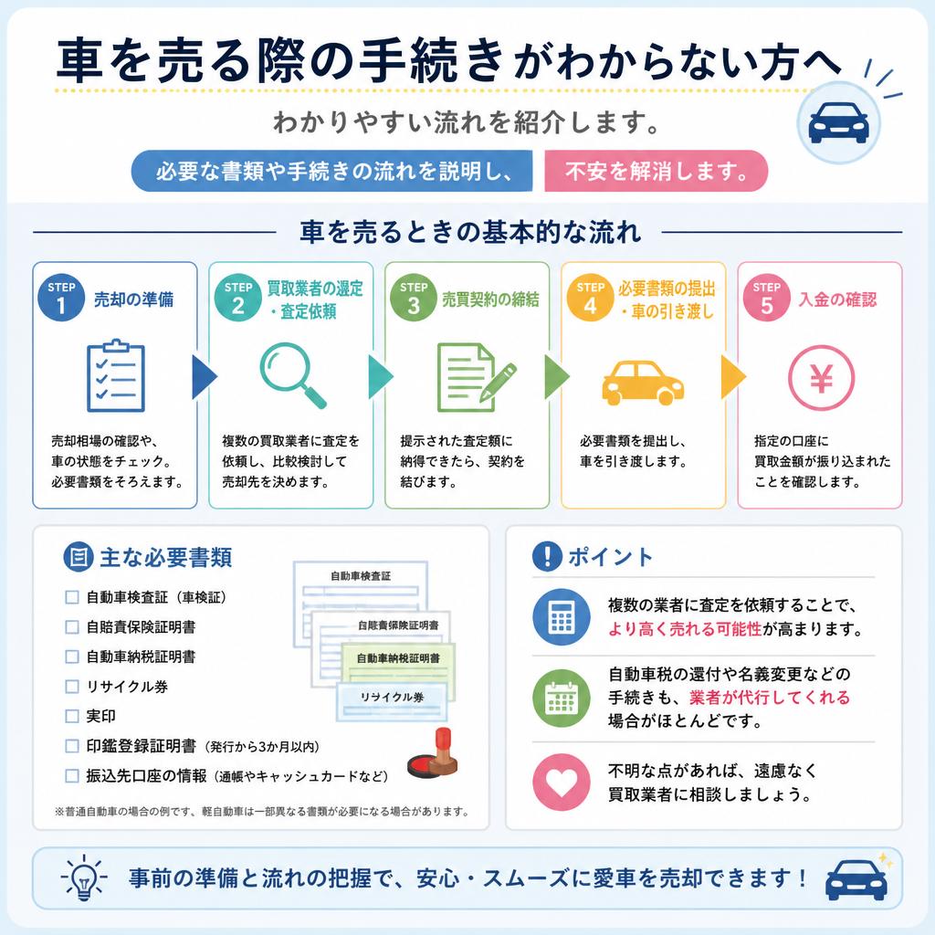 スムーズな売却手続きの流れ
