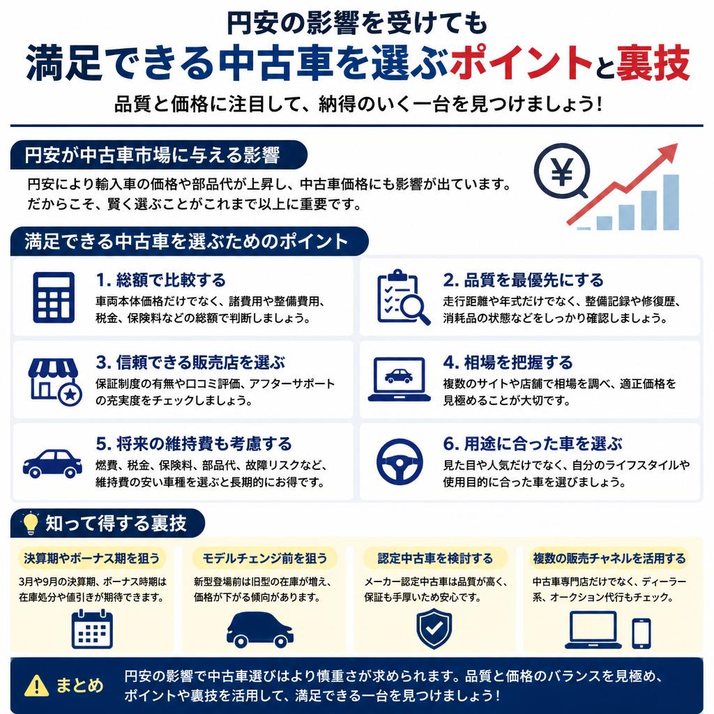 賢い中古車の選び方
