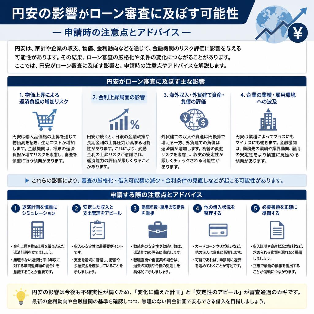 ローン審査と円安の関係