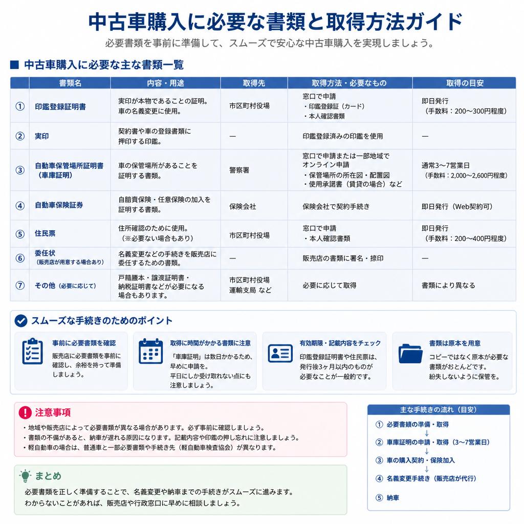 5. 必要書類とその取得方法