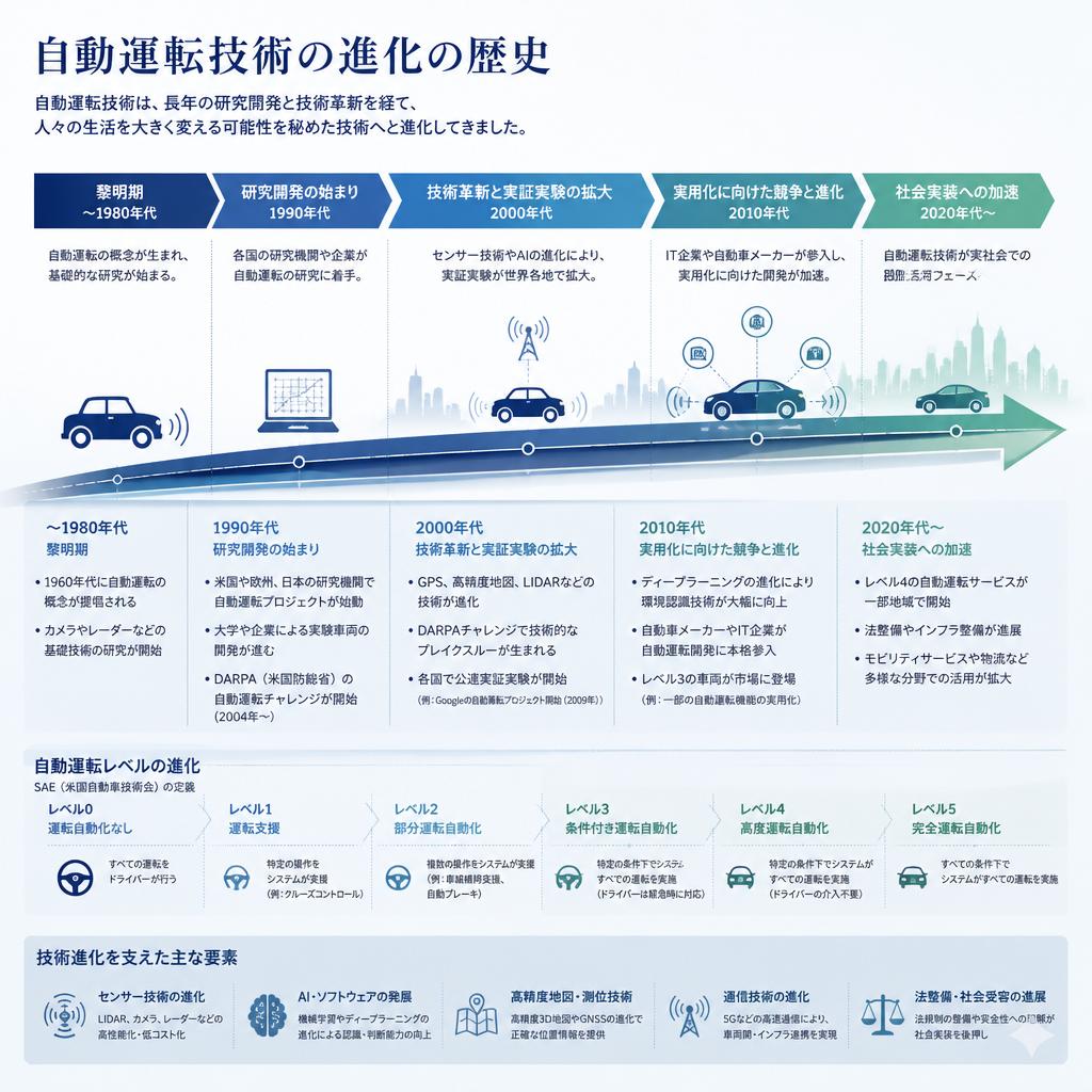 2. 自動運転の歴史：進化の過程を振り返る