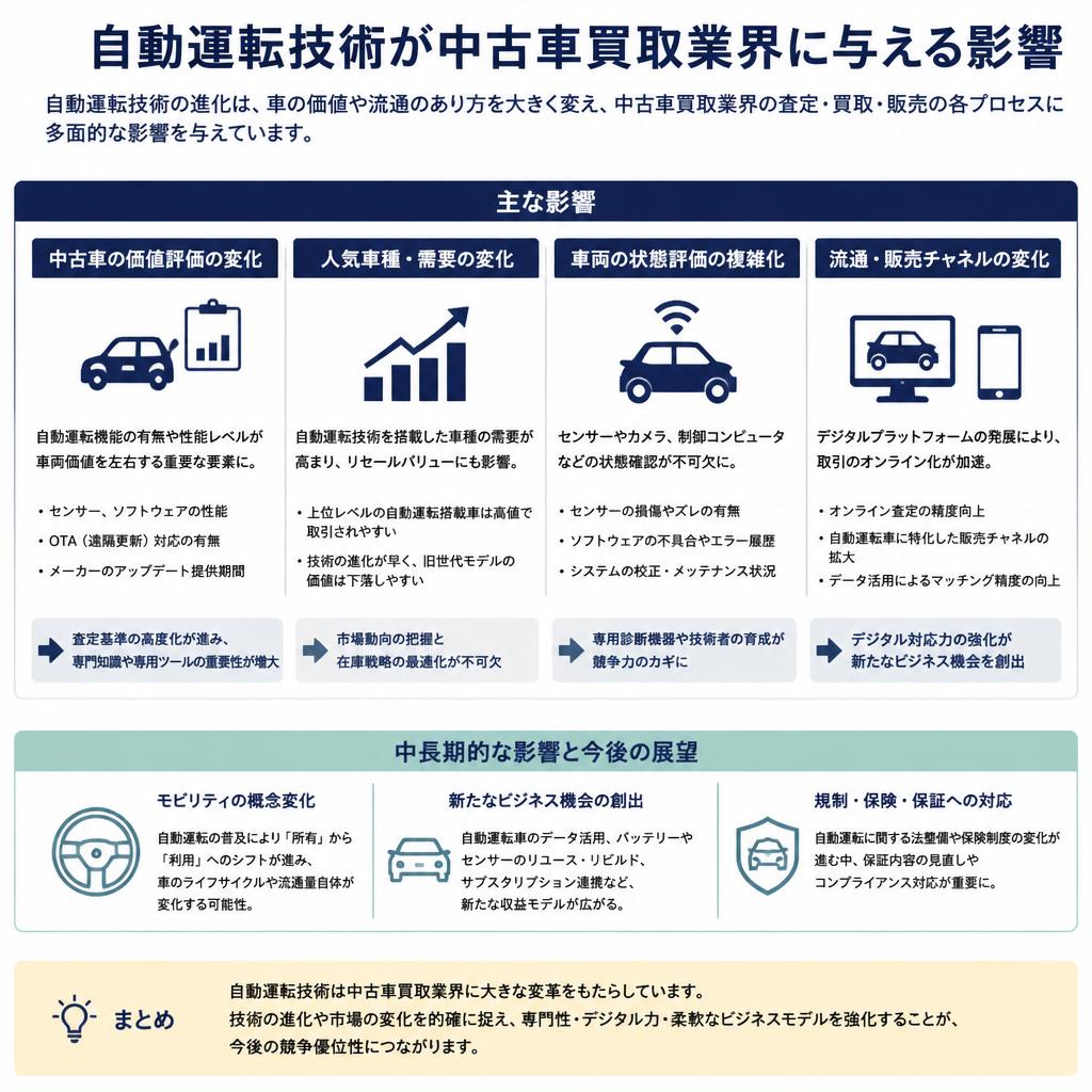 4. 自動運転と中古車買取の関係