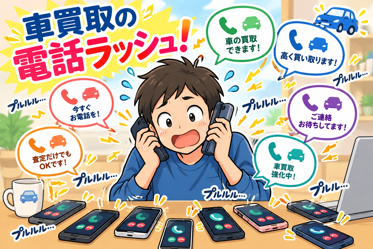 車買取のしつこい電話を回避する対処法！江戸川区の車買取【ハッピーカーズ江戸川篠崎店】